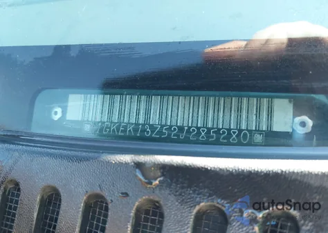 2002 GMC Yukon Slt из США, поврежденный, VIN 1GKEK13Z52J285280